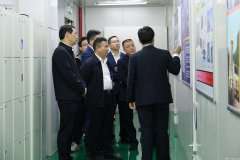 宜春市电子信息产业链招商小分队莅临天津袁浩室内空气质量检测有限公司参观调研